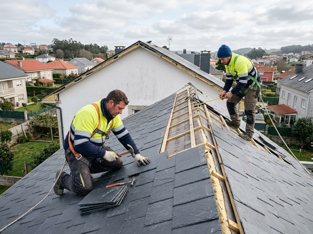 Instalación de nuevas cubiertas para viviendas y edificios en Narón - Imagen 1